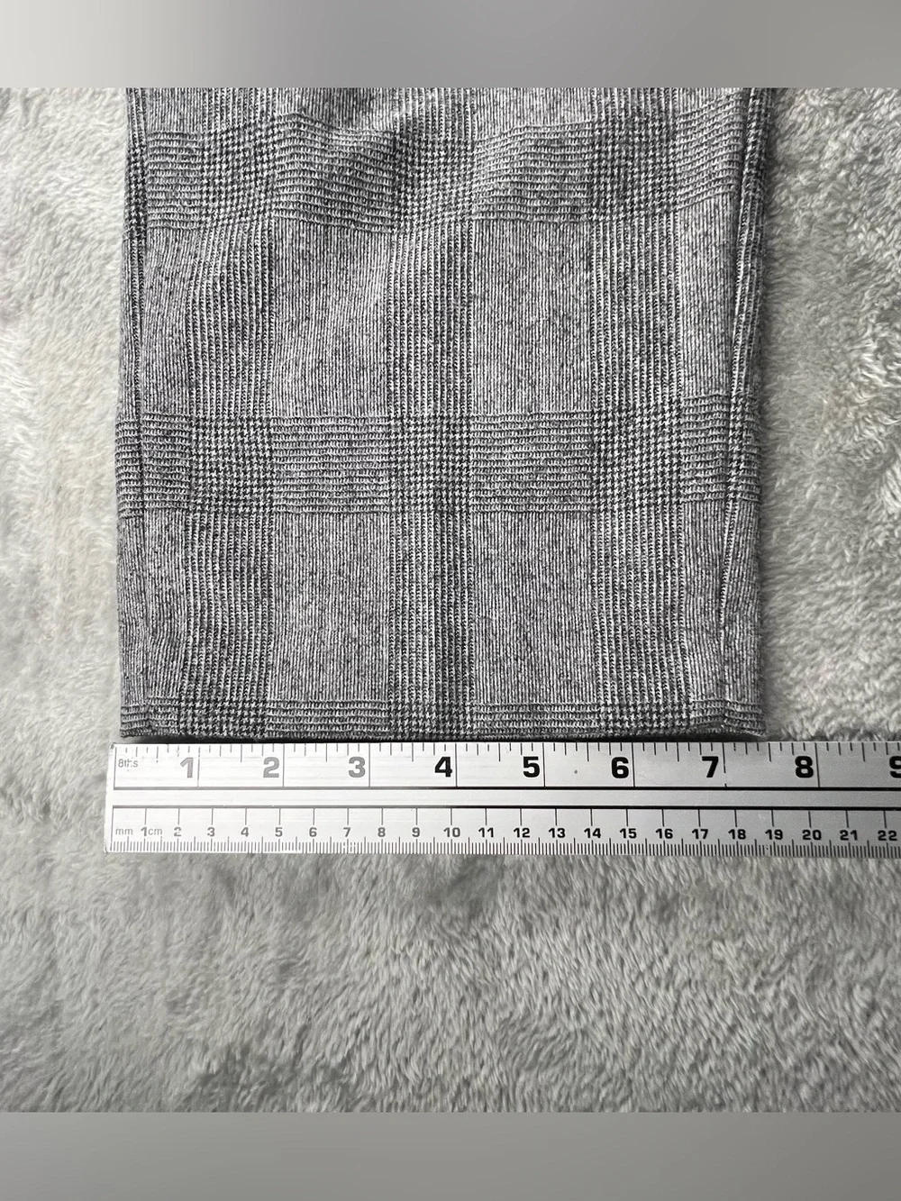Banana Republic Pants Men 35x30 Gray Glen Plaid Vitale Barberis Wool Flannel